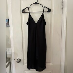 Maje Black Slip Dress